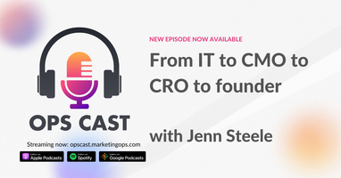From IT to CMO to CRO to founder with Jenn Steele 