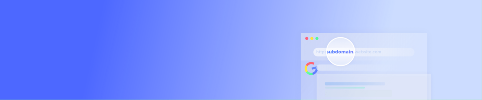 How to handle SEO for subdomains