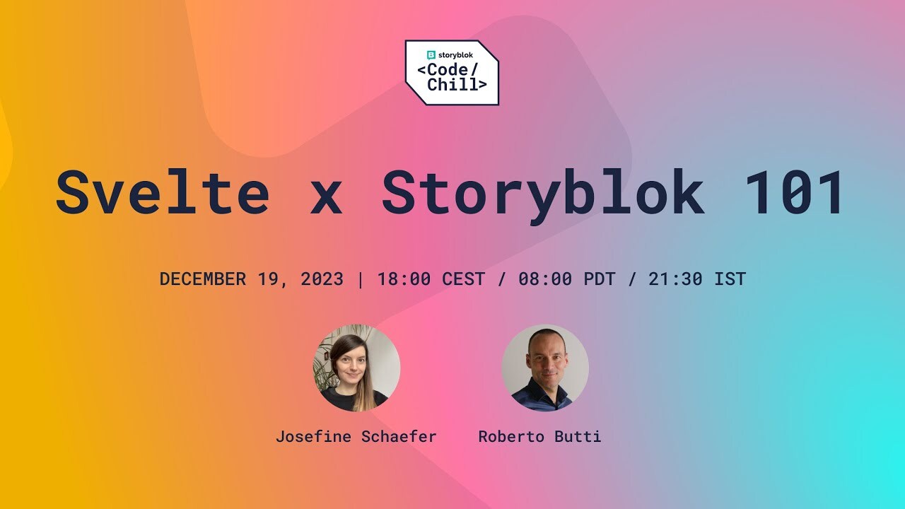 Getting started with Svelte and Storyblok