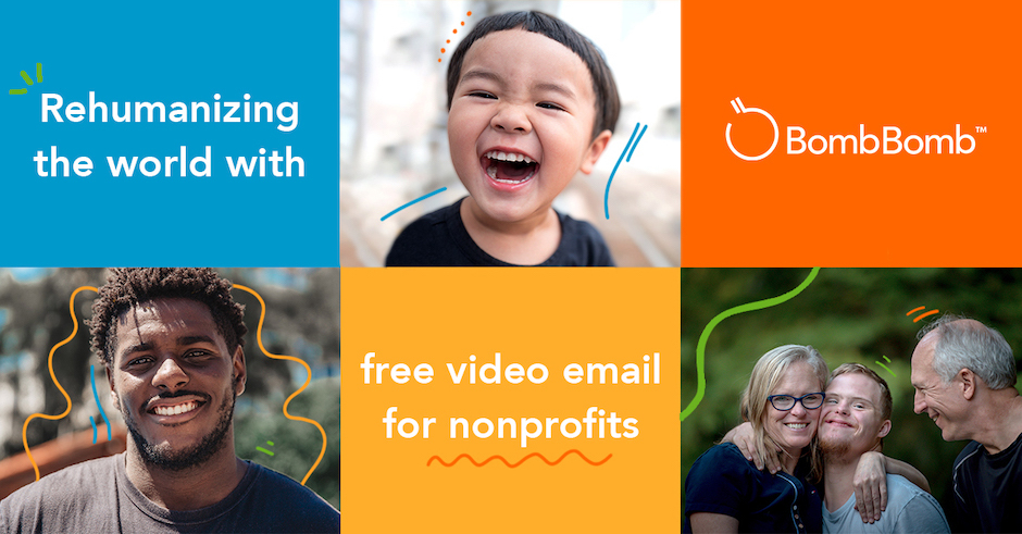 BombBomb Announces Free Video Email for Nonprofits to Help Humanize Charitable Organizations