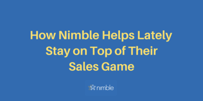 How to Use Nimble CRM to Spend Less Time on Data Entry
