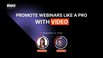 Using Video to Promote Webinars | Goldcast