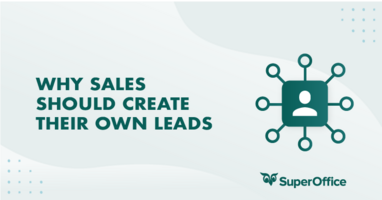 Why sales reps should generate their own leads