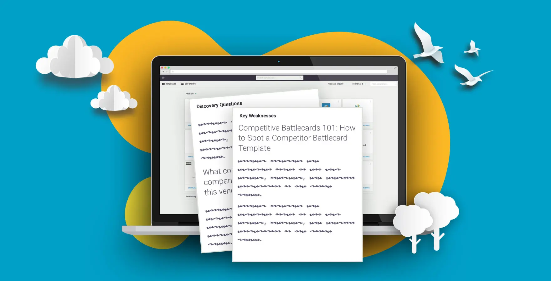 Competitive Battlecards 101: How to Spot a Competitor Battlecard Template
