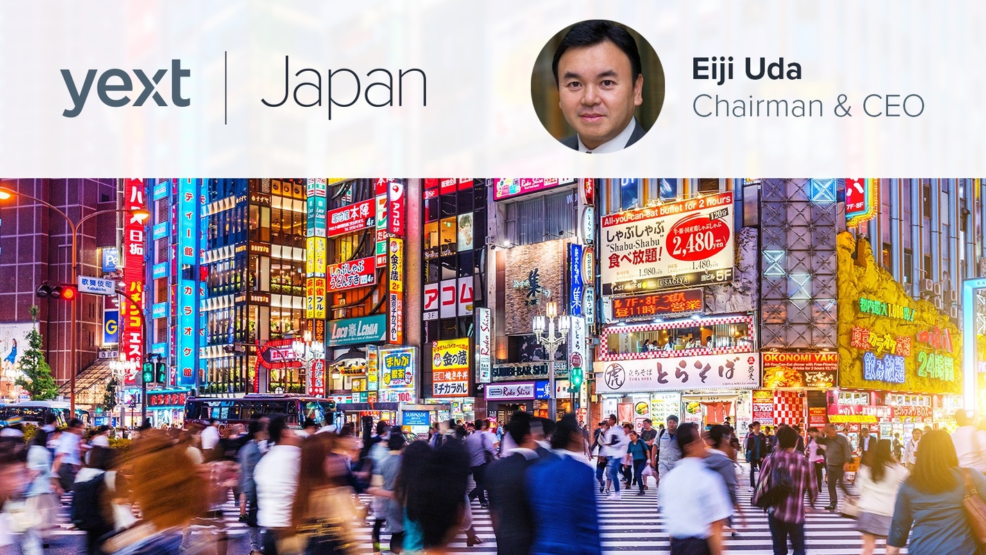 Yext Appoints Eiji Uda to Lead Yext in Japan