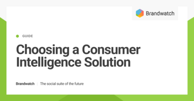 Choosing a Consumer Intelligence Solution