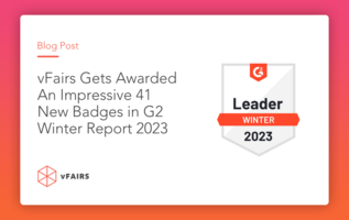 vFairs Gets Awarded An Impressive 41 New Badges in G2 Winter Report 2023