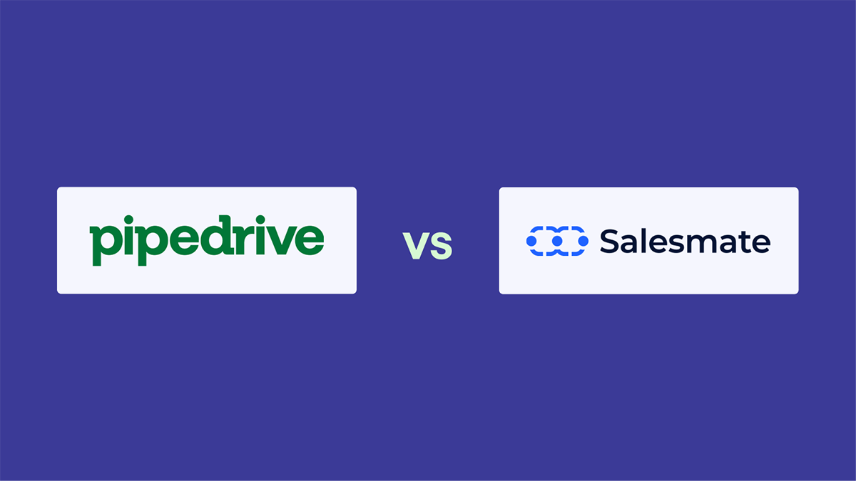 Pipedrive vs. Salesmate: A head-to-head comparison  