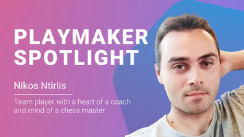 Playmaker Spotlight: Nikos Ntirlis, Community Development Manager | Databox Blog