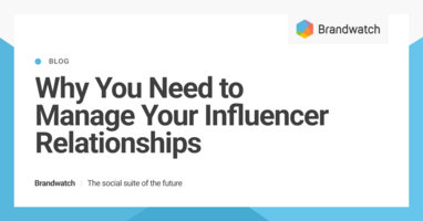 Why You Need to Manage Your Influencer Relationships