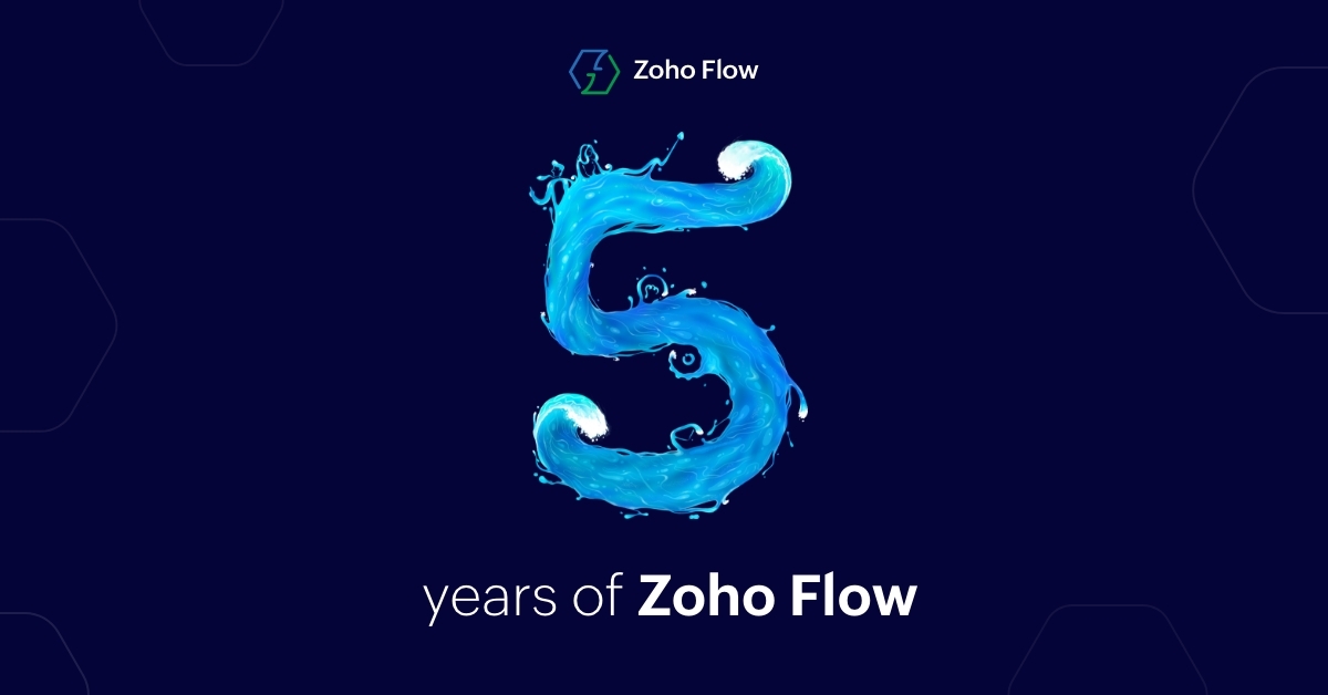 Celebrating five years of Zoho Flow-and the best is yet to come!