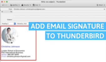 How Do You Add a Signature in Thunderbird?
