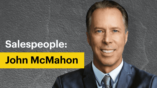 Salespeople: John McMahon