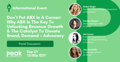 Don't Put ABX in a Corner:  Why ABX is the Key to Unlocking Revenue Growth & the Catalyst to Elevate Brand, Demand + Advocacy