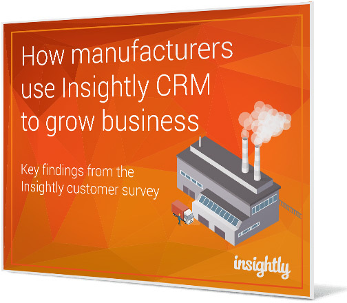 Infographic - Manufacturers grow with Insightly CRM