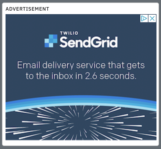 SendGrid 2.6 Second Email Deliverability Ad - Swipe File
