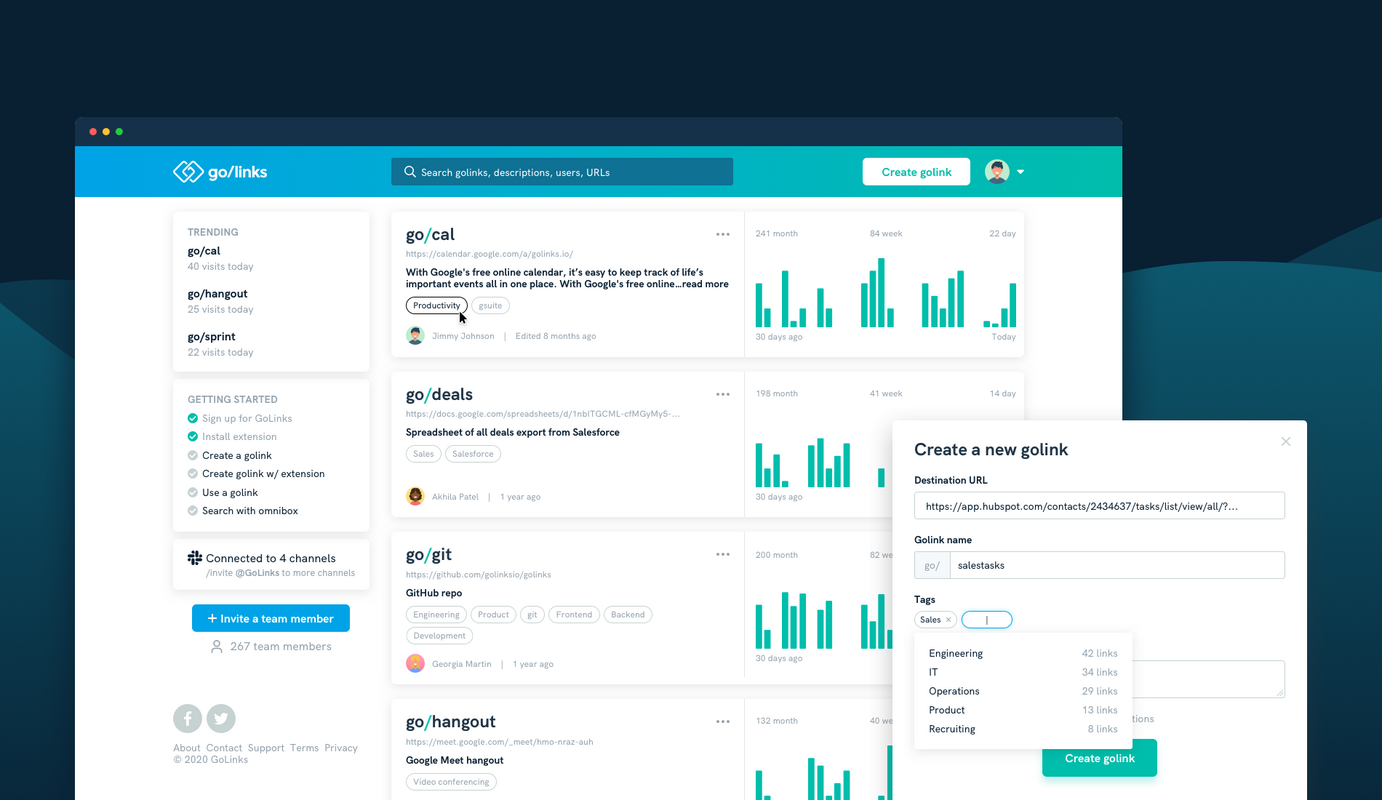 Introducing GoLinks tags 🏷