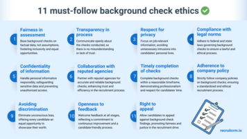 11 background check ethics recruiters need to keep in mind