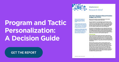 Sirius Decisions: European Demand Creation Budgets and Tactics