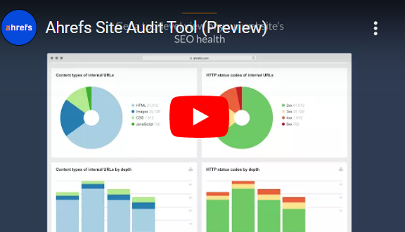 Ahrefs Site Audit Tool Explainer video - Swipe File