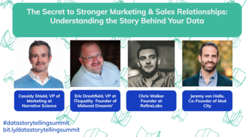 The Secret to Stronger Marketing & Sales Relationships: Understanding the Story Behind Your Data | Data Storytelling Virtual Summit
