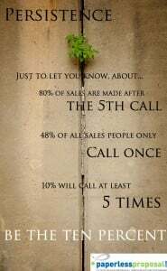 Persistence Will Pay Off