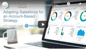 Adapting Salesforce for an Account-Based Strategy