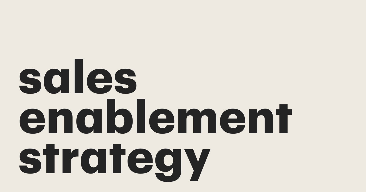 How to Build a Sales Enablement Strategy