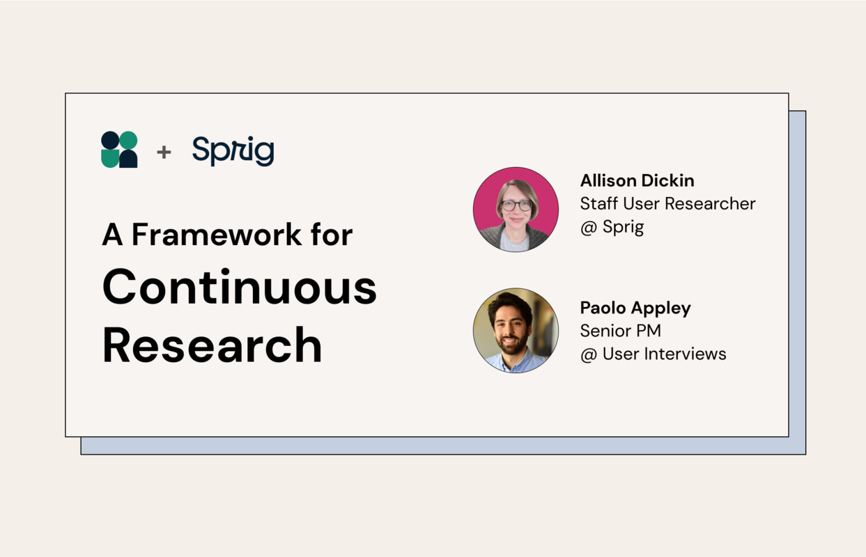 A Framework for Continuous Research