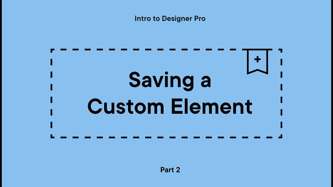 Splash Designer Pro: Saving Custom Elements 