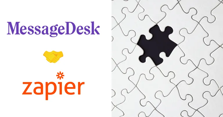 MessageDesk now has over 3000 integrations powered by Zapier