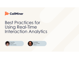 Best Practices for Using Real-Time Interaction Analytics
