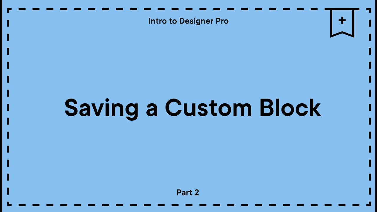 Splash Designer Pro: Saving a Custom Block | Event Branding & Design