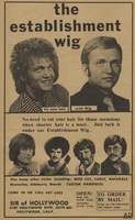 The Wig Establishment Print Ad - Swipe File