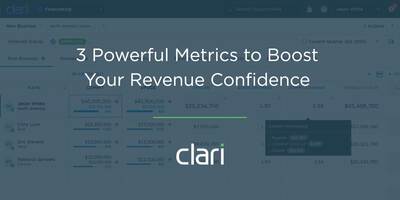 3 Powerful Metrics to Boost Your Revenue Confidence 