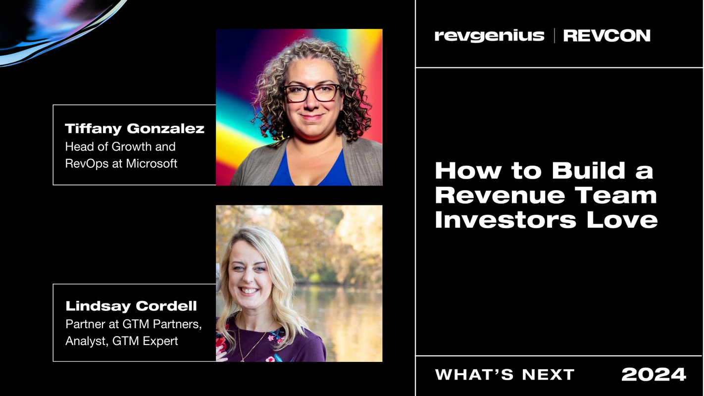 How to Build a Revenue Team Investors Love