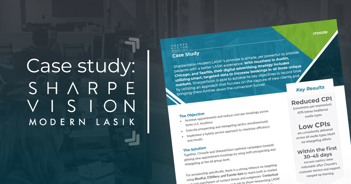 SharpeVision MODERN LASIK can see clearly now, with Choozle