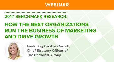 2017 Benchmark Research Webinar - Allocadia Enterprise Run Marketing Platform