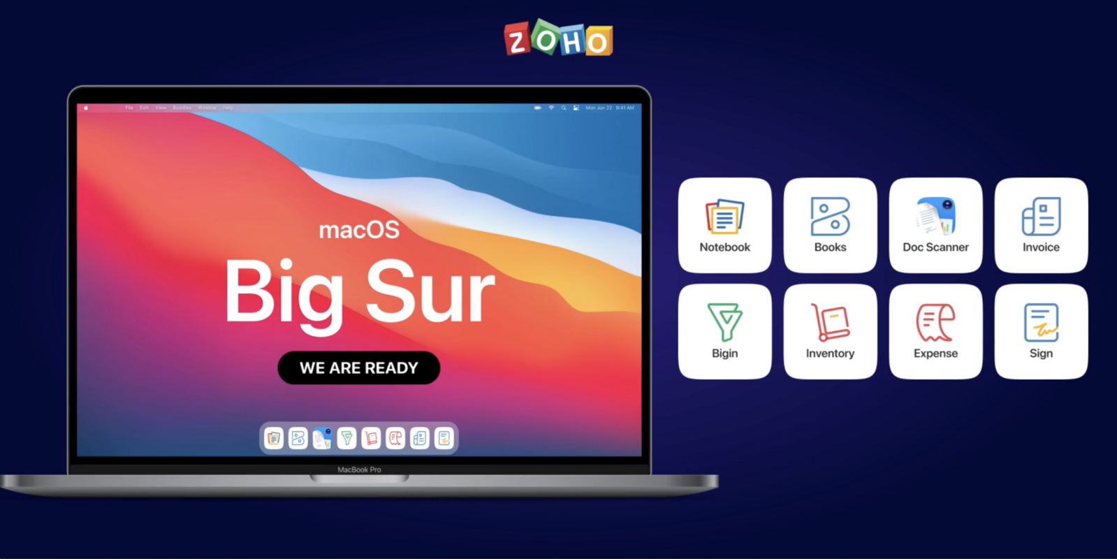Bringing the macOS Big Sur experience to your Zoho apps