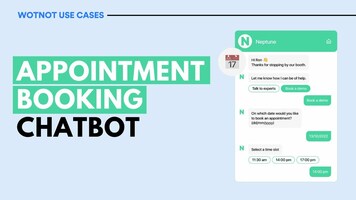 Appointment Booking Chatbot Demo | WotNot Use Cases