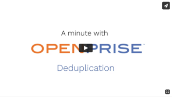 A minute on data deduplication