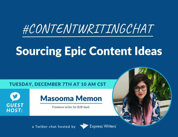Sourcing Epic Content Ideas with Masooma Memon