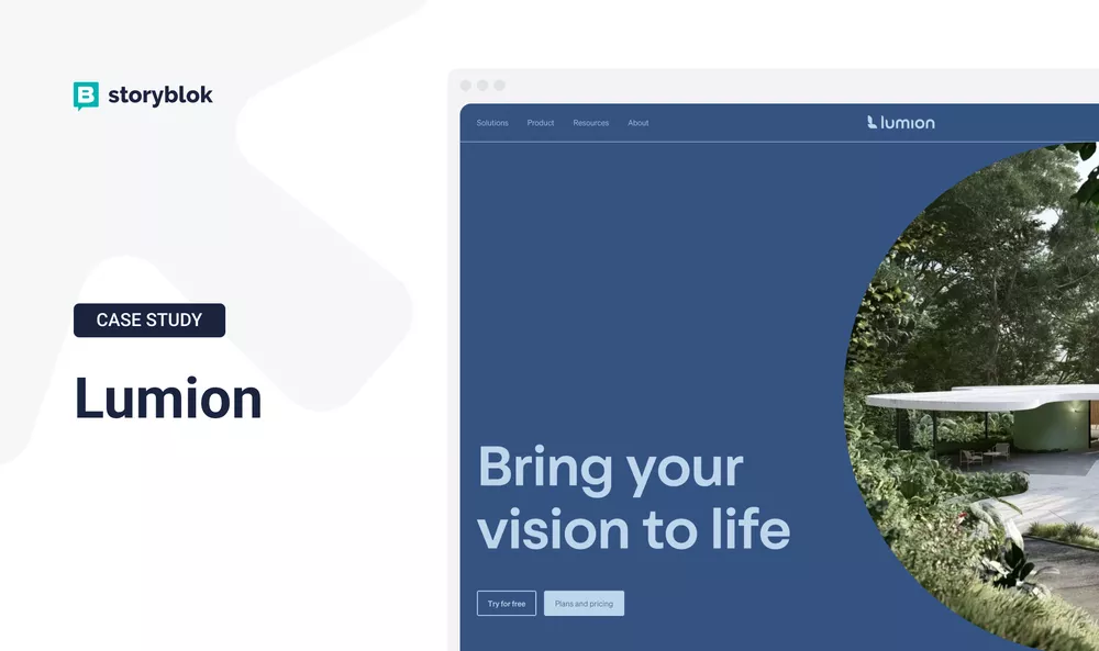 Lumion's 4x Faster Platform: From WordPress to Storyblok
