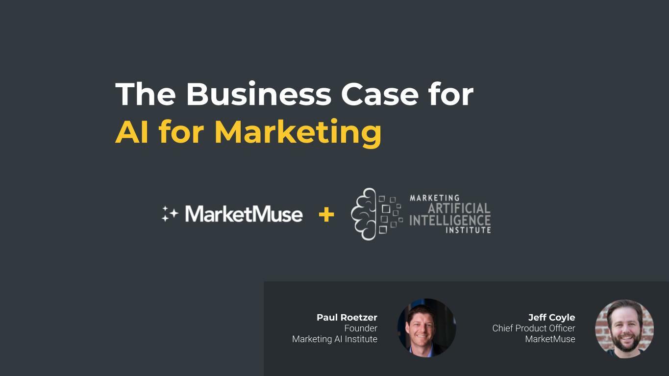 The Business Case for AI for Marketing