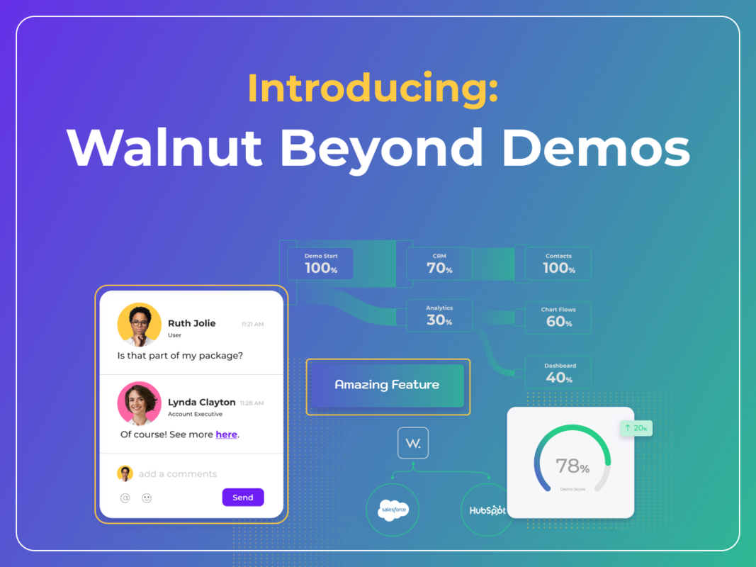 Announcing Walnut Beyond Demos: Unprecedented Intelligence to Grow Revenue