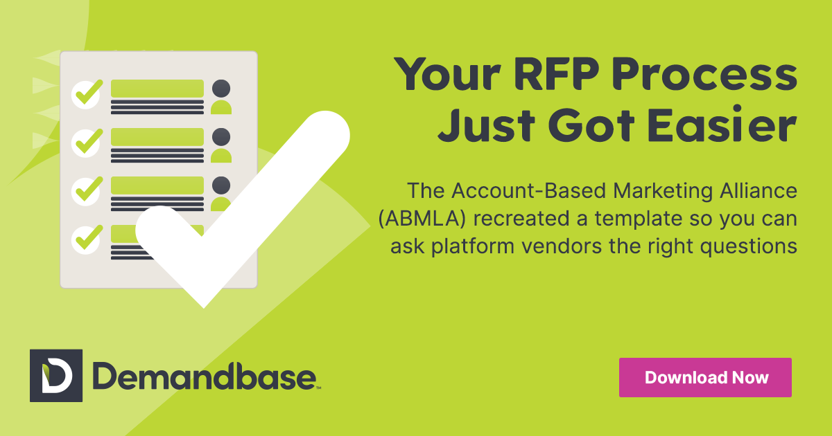 RFP Template For ABM Platforms