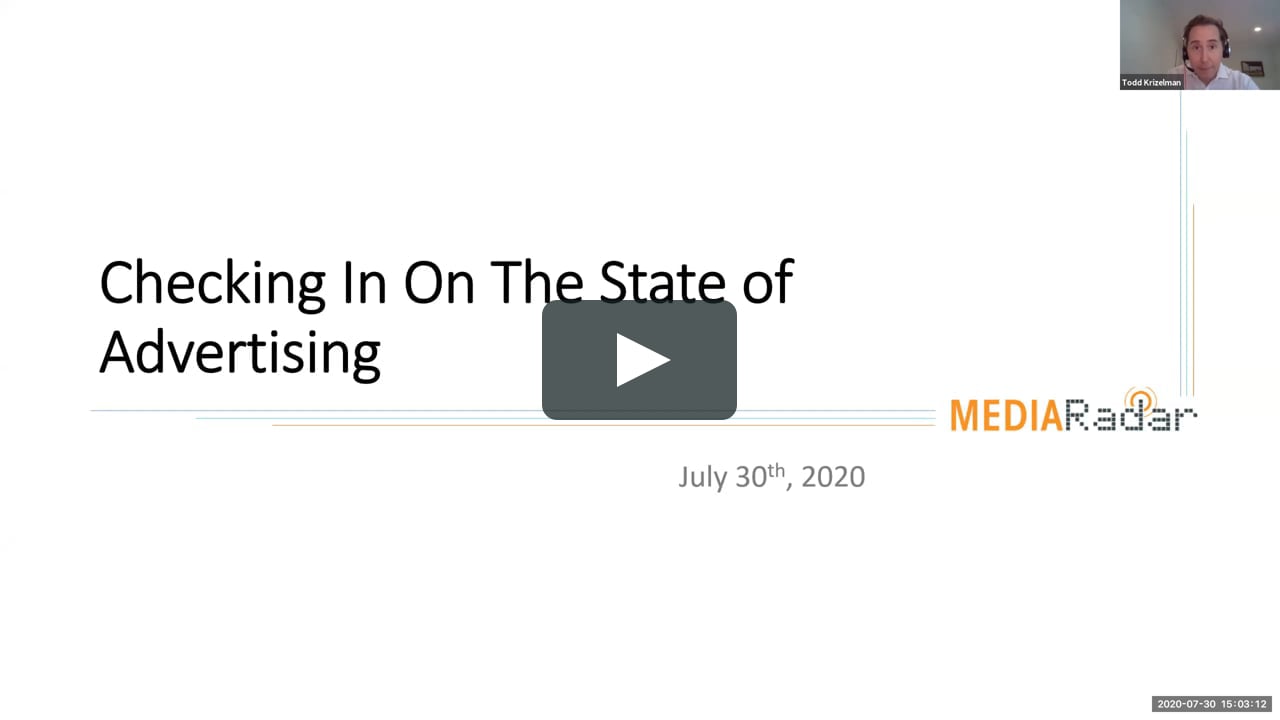 Webinar - Tea With Todd - An Insiders Look at Changes in Consumer Advertising During the Pandemic- July 30, 2020