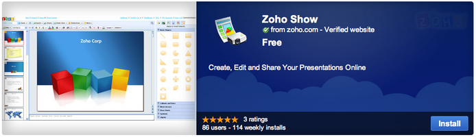 Zoho Apps on Chrome Web Store