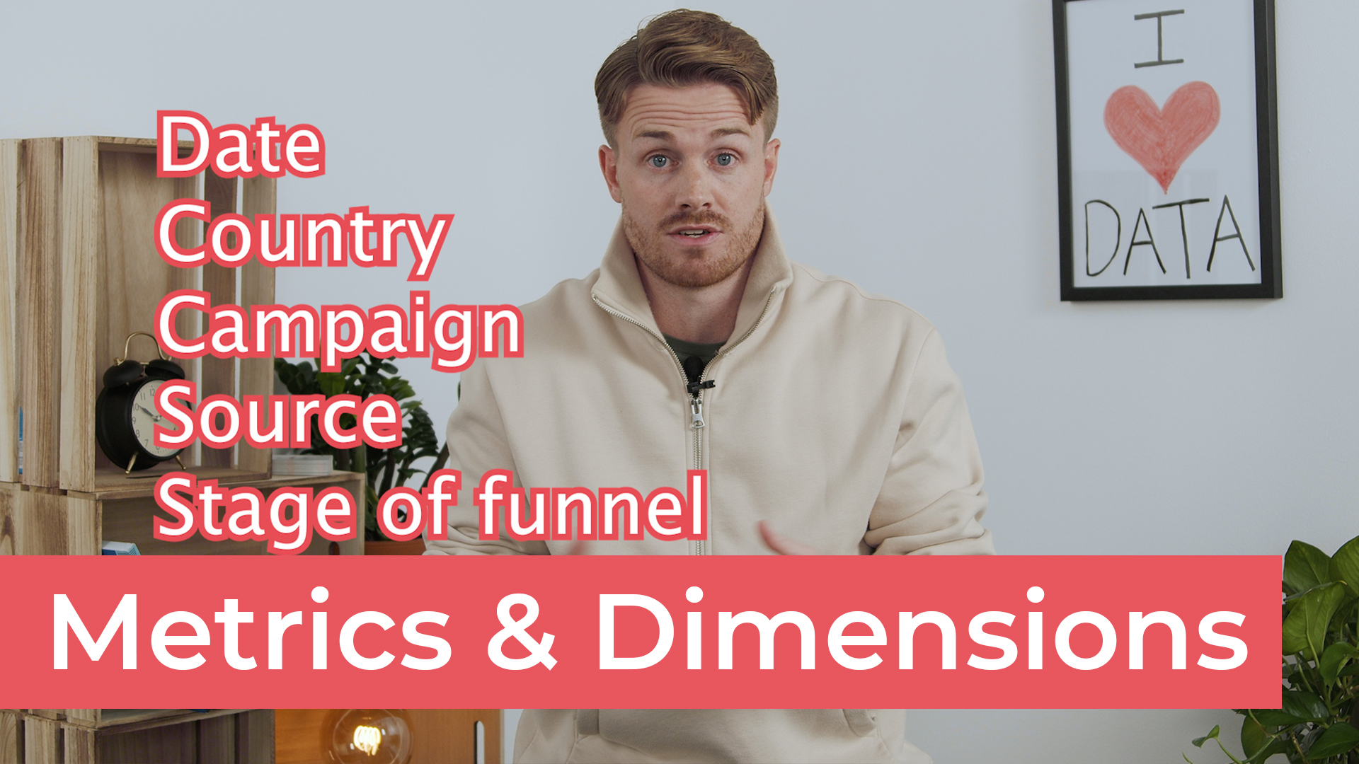 What are metrics & dimensions in marketing analytics?