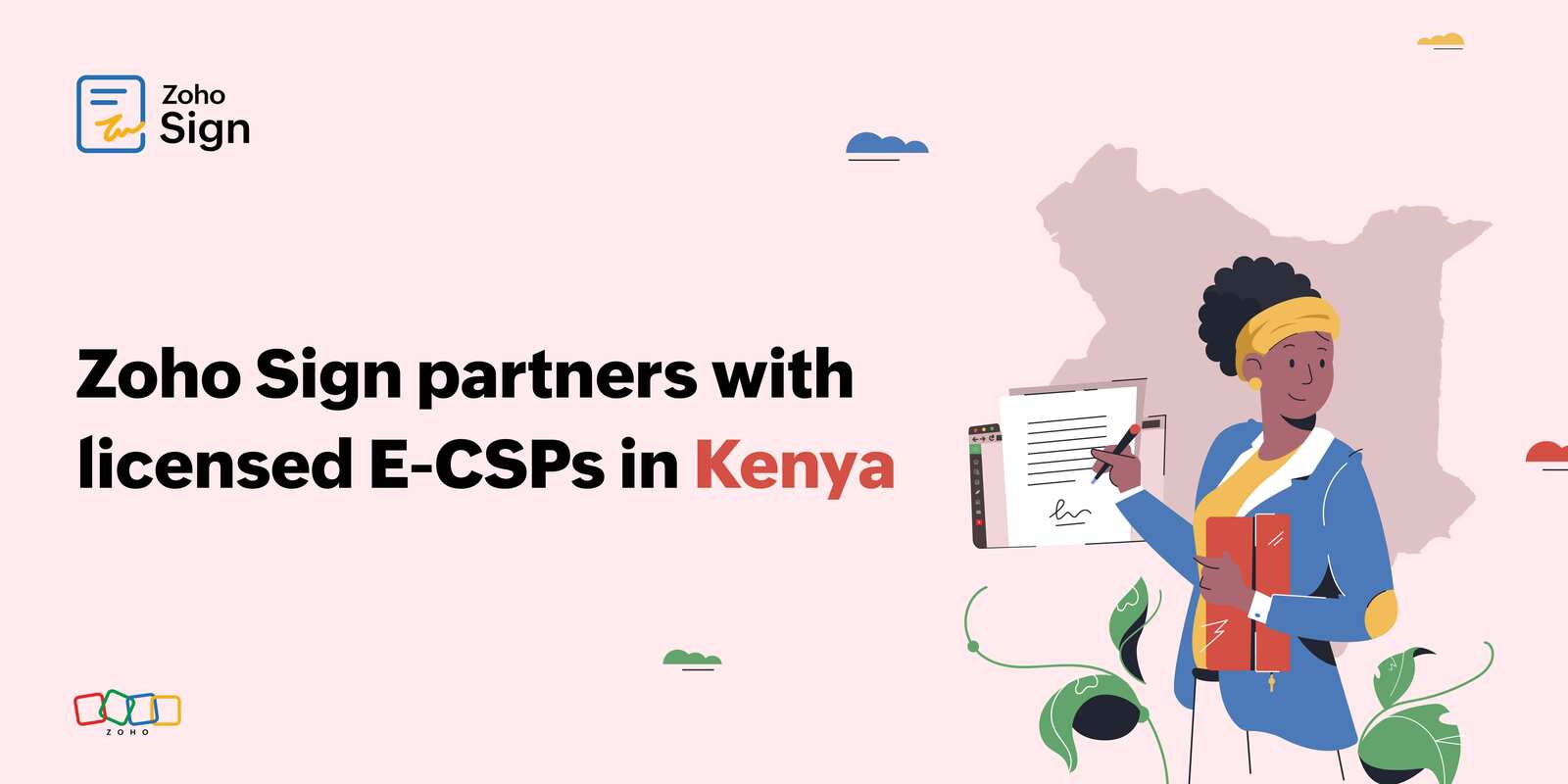 Zoho Sign partners with E-CSPs in Kenya to accelerate digital transformation